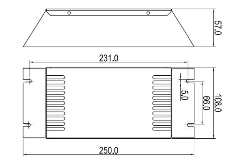 ЭПРА LightBest PH9-AL-400 240-400W 1,8-4,0A 250*96*45mm 