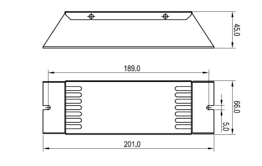 ЭПРА LightBest RH6-AL-100 1*40-100W, 1,2-1,8A 201*66*45mm