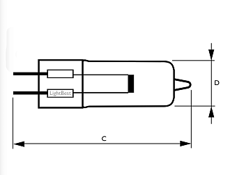 Лампа галогенная LightBest LBH 9062 5W 12V G4 