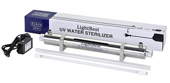 УФ стерилизатор для обеззараживания воды LightBest SDE-040, UV-12GPM, 1x40W