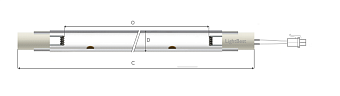 Лампа амальгамная LightBest ДБ 800В 710W 5,0A 