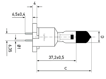 Лампа галогенная LightBest LBH Hanaulux blue 80 21.5V 130W