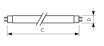 Лампа инсектицидная в ловушки для насекомых LightBest BL 15W T8 G13 355-385nm L=437mm