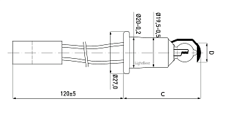 Лампа галогенная LightBest LBH 9020 22,8V 40W IRC 